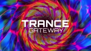 cover_webp TRANCE GATEWAY, Abstract swirling vortex, "Trance Gateway" text overlay. Protoloops VJ pack video loop.