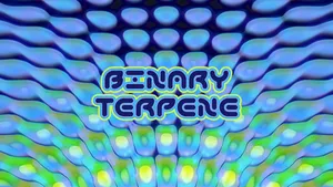 Binary_Terpene_COVER BINARY TERPENE, Blue, Graphics, Graphic design, VJ Pack created by Proto, Protobacillus, Protoloops, Video loop