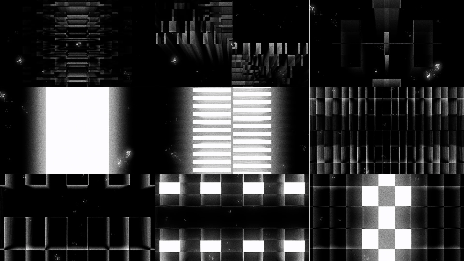 BRUTAL TECHNO, White, Black and white, Monochrome, VJ Pack created by Proto, Protobacillus, Protoloops, Video loop