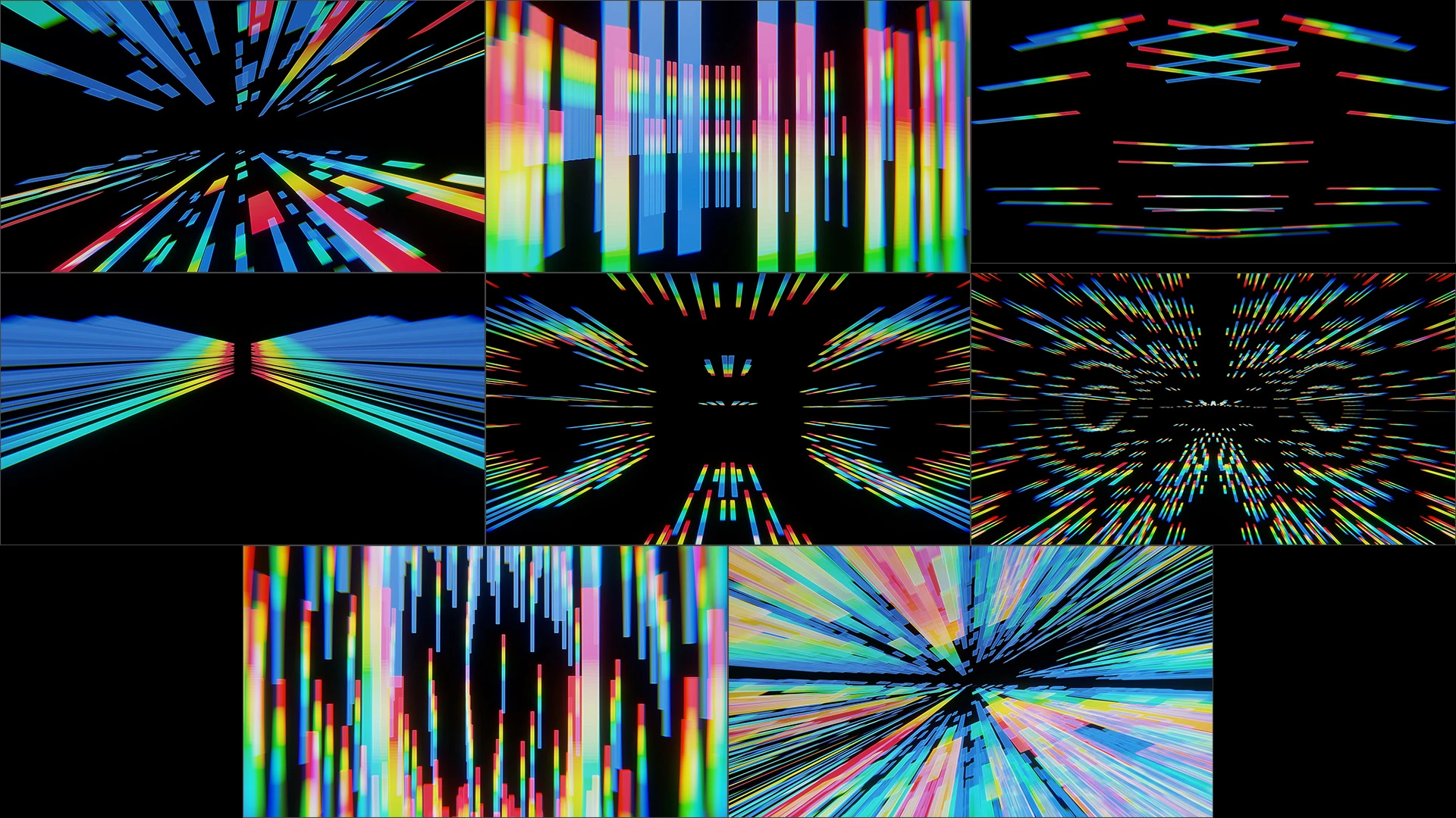 DIGITAL OUTERSPACE | Side B, Blue, Symmetry, Graphics, Graphic design, Design, Triangle, VJ Pack created by Proto, Protobacillus, Protoloops, Video loop