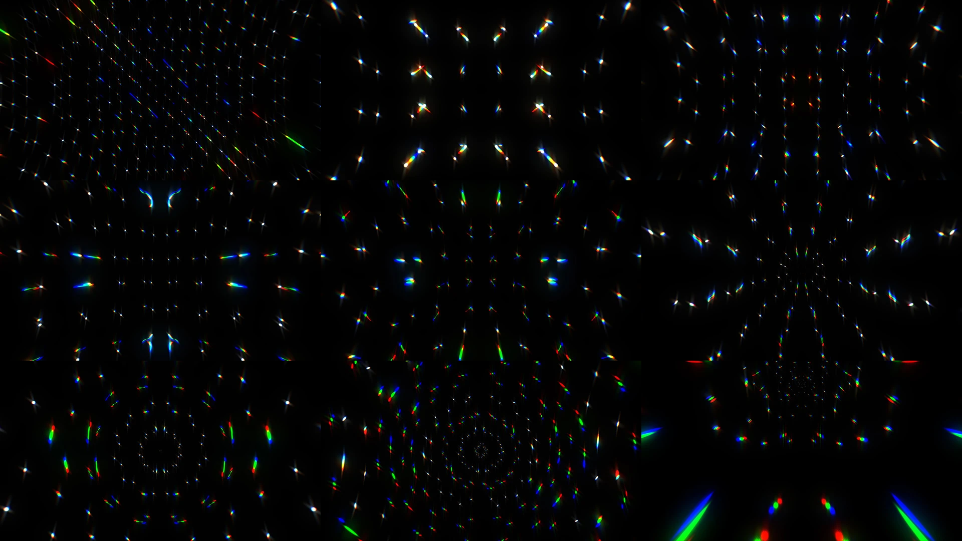 DISCO GLEAM 1, Graphics, Symmetry, Fractal art, Night, Graphic design, Pattern, VJ Pack created by Proto, Protobacillus, Protoloops, Video loop