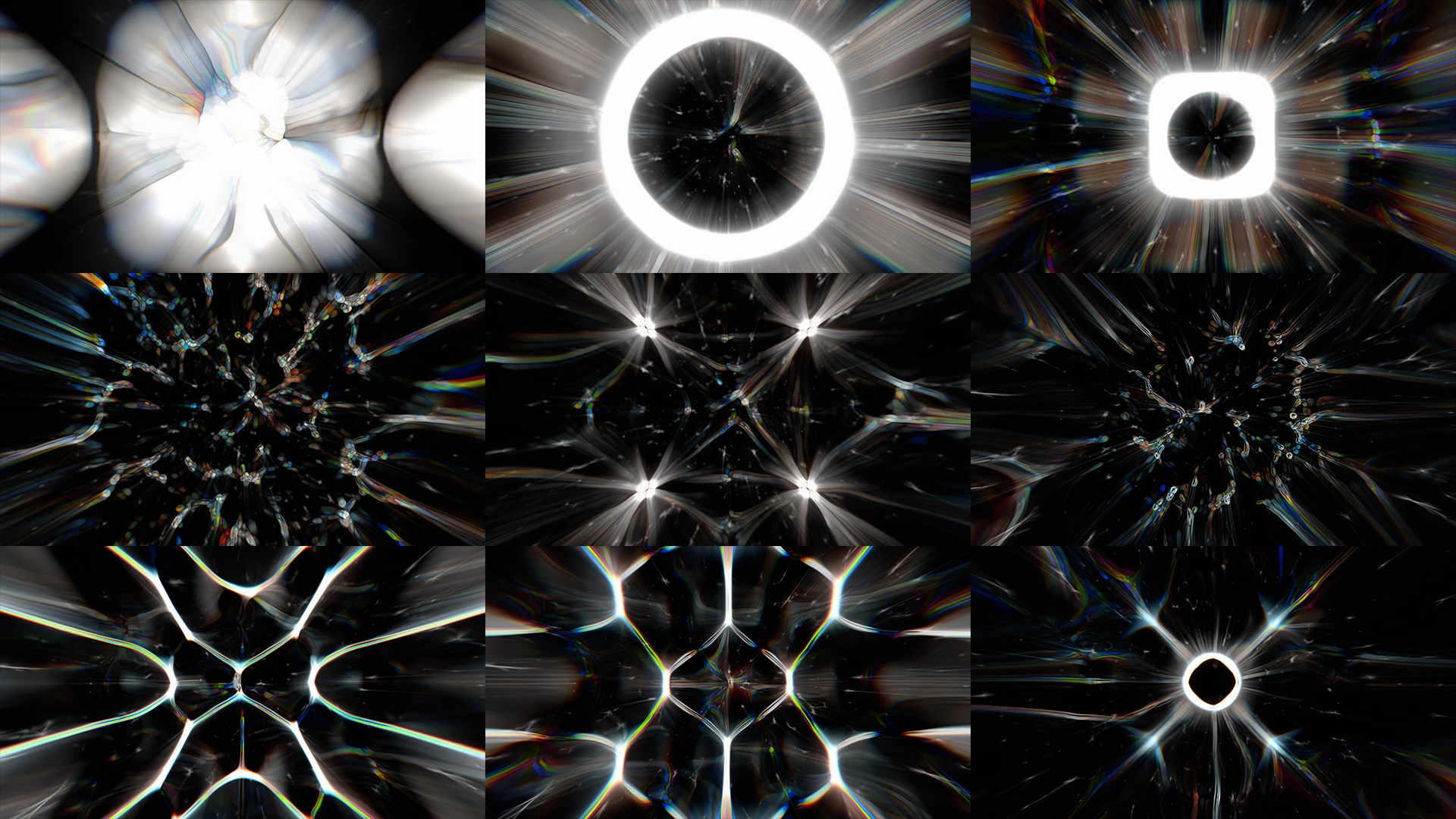 NEUROPLASTICITY, Silver, Symmetry, Fractal art, Graphics, Design, Graphic design, VJ Pack created by Proto, Protobacillus, Protoloops, Video loop