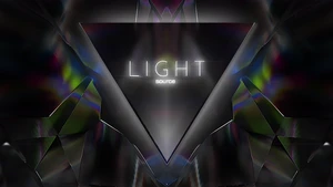 Light_Source_cover_animated LIGHT SOURCE, Darkness, Triangle, Night, Silver, Graphics, Graphic design, Lens flare, VJ Pack created by Proto, Protobacillus, Protoloops, Video loop