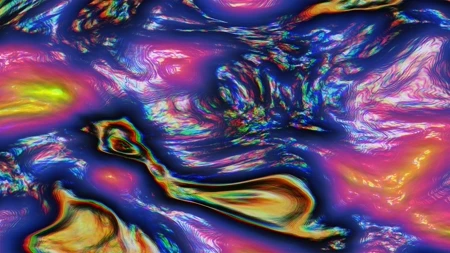 Orange, Pink, Purple, Art Paint, Paint, Modern art, Fractal art, Psychedelic art, Paint sheen, Graphics, VJ Pack created by Proto, Protobacillus, Protoloops, Video loop