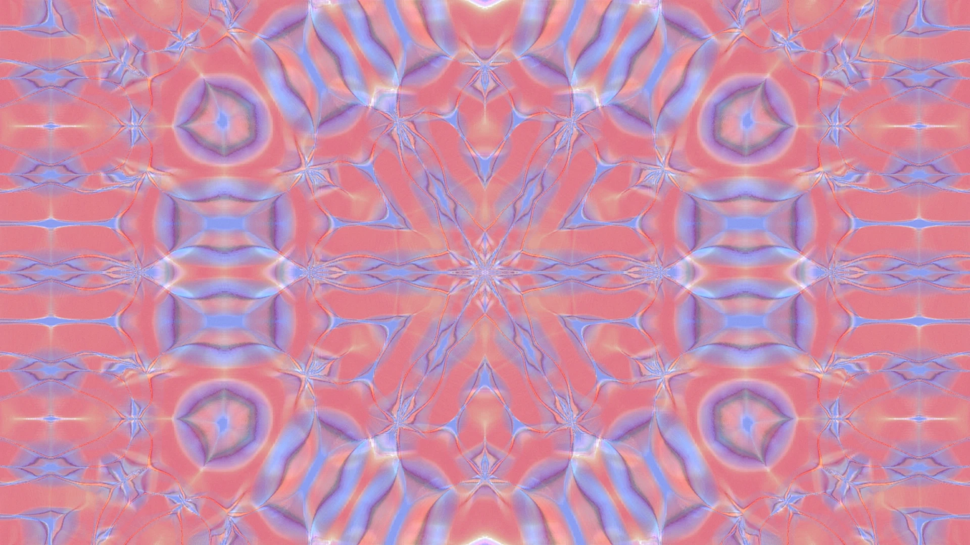 Red, Orange, Pink, Visual arts, Symmetry, Motif, Pattern, Fractal art, VJ Pack created by Proto, Protobacillus, Protoloops, Video loop