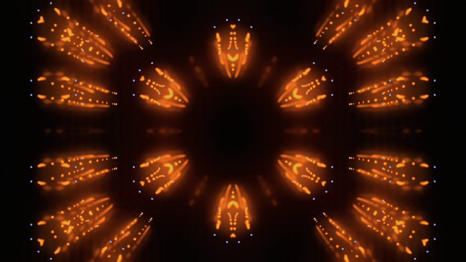 Red, Orange, Symmetry, Graphics, Fractal art, Heat, Night, VJ Pack created by Proto, Protobacillus, Protoloops, Video loop