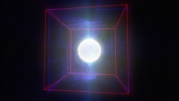 Protoloop_T_66_quality_sample Red, Technology, Lens flare, Graphics, Symmetry, Sphere, Triangle, Graphic design, Science, VJ Pack created by Proto, Protobacillus, Protoloops, Video loop