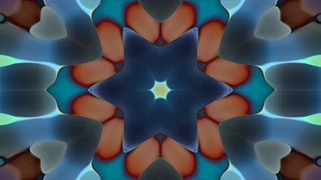 Blue, Symmetry, Fractal art, Graphics, Graphic design, VJ Pack created by Proto, Protobacillus, Protoloops, Video loop