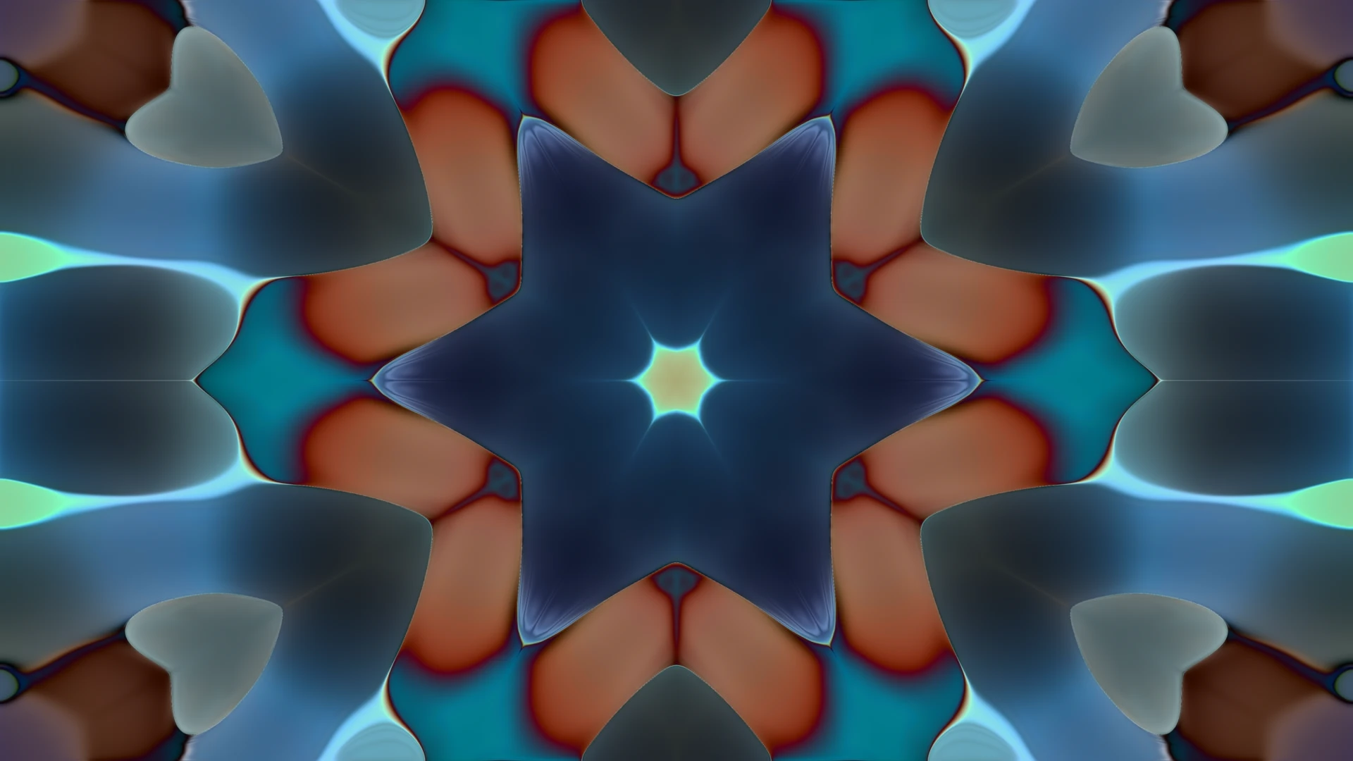 Blue, Symmetry, Fractal art, Graphics, Graphic design, VJ Pack created by Proto, Protobacillus, Protoloops, Video loop
