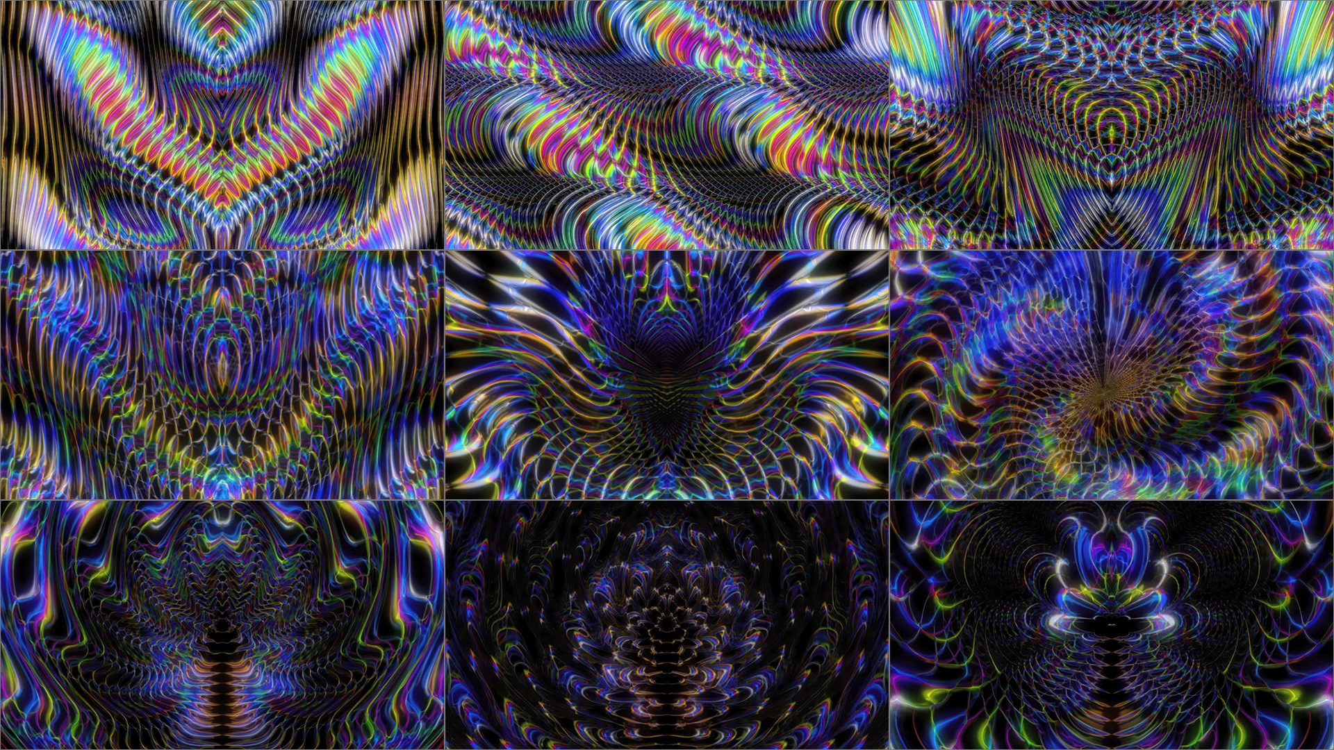 PSYFLOW, Blue, Fractal art, Symmetry, Graphics, Graphic design, Psychedelic art, Motif, VJ Pack created by Proto, Protobacillus, Protoloops, Video loop