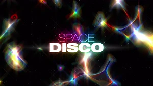 Space_Disco_Cover_animated SPACE DISCO, Technology, Entertainment, Neon, Graphic design, Graphics, Disco, Visual Effect Lighting, Lens flare, Science, Night, VJ Pack created by Proto, Protobacillus, Protoloops, Video loop