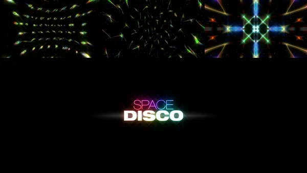 SPACE DISCO, Technology, Neon, Graphic design, Graphics, Night, Symmetry, Design, Fractal art, Visual Effect Lighting, Lens flare, VJ Pack created by Proto, Protobacillus, Protoloops, Video loop