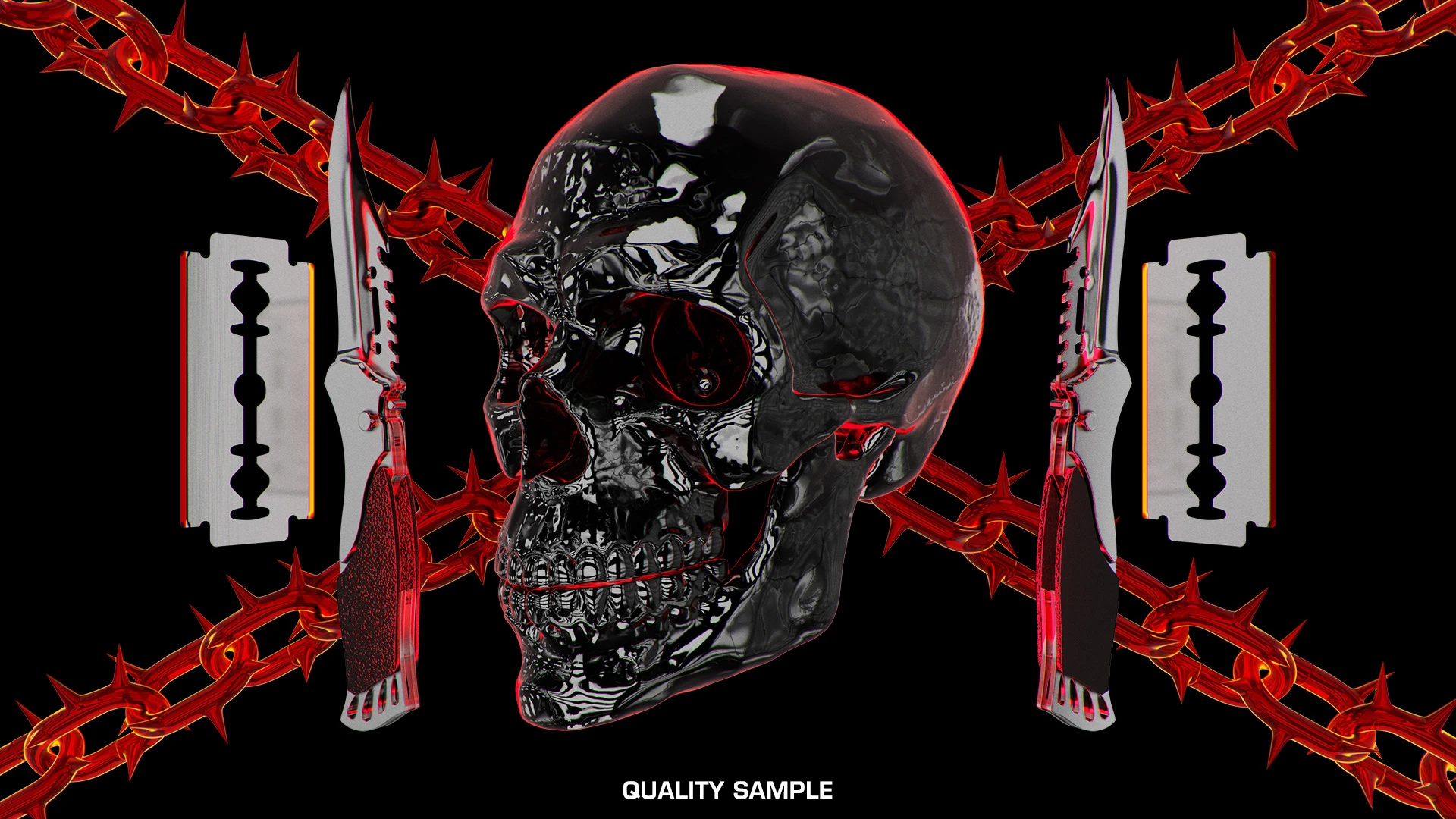 TECHNO OVERDOSE, Red, Bone, Skull, Symbol, Graphics, Graphic design, VJ Pack created by Proto, Protobacillus, Protoloops, Video loop