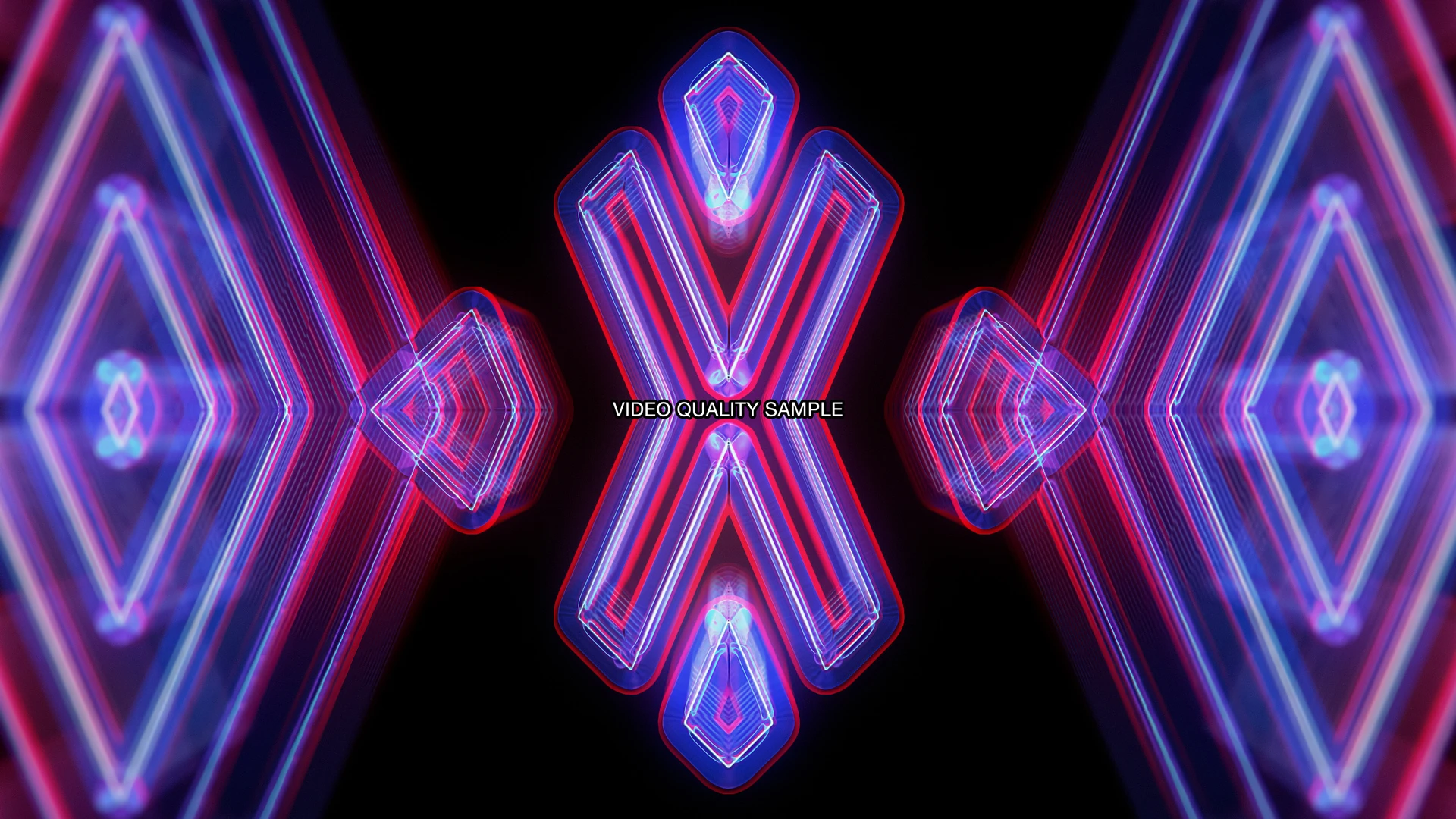 TECHNO GRID, Blue, Red, Pink, Neon, Triangle, Symmetry, Graphics, Graphic design, Visual Effect Lighting, Fractal art, VJ Pack created by Proto, Protobacillus, Protoloops, Video loop