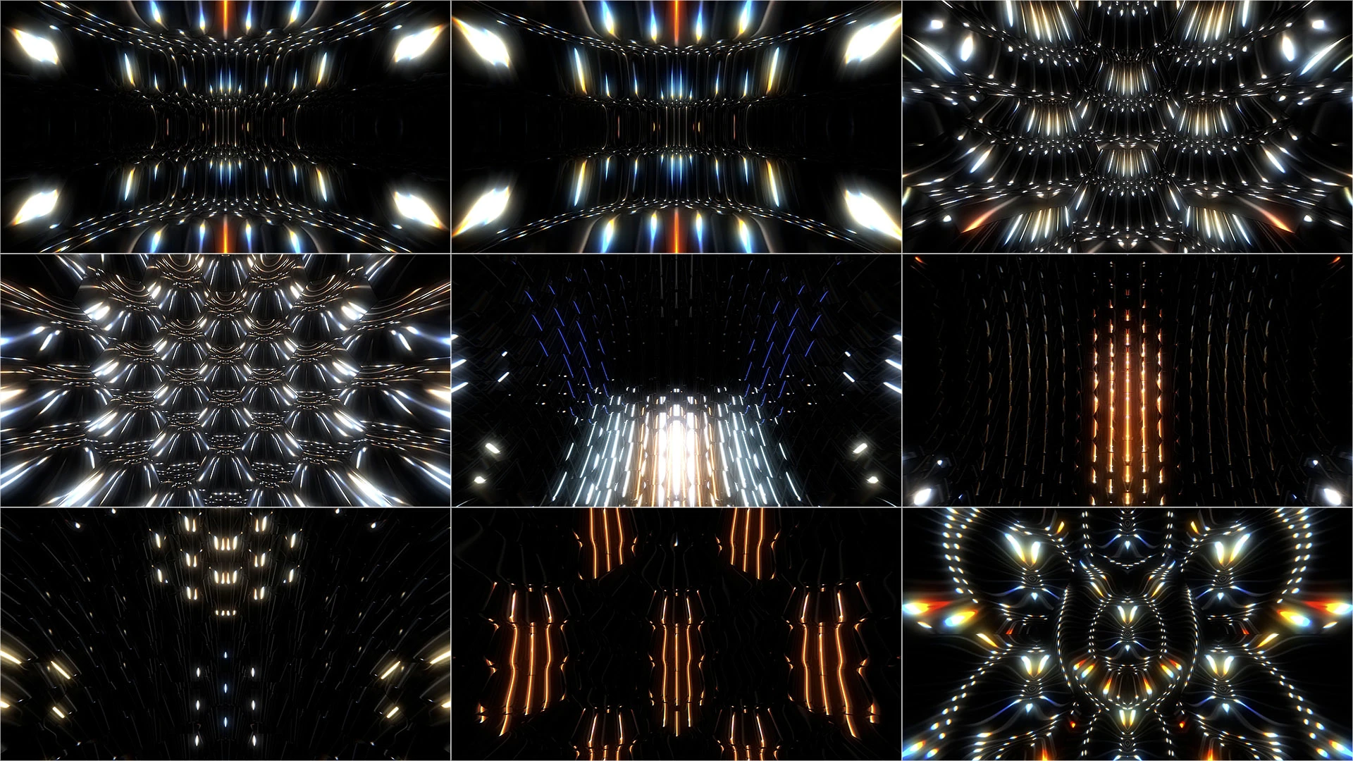 UNDERTOW, Silver, Symmetry, Fractal art, Graphics, Graphic design, Science, VJ Pack created by Proto, Protobacillus, Protoloops, Video loop