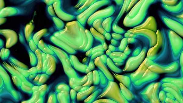 Blue, Green, Fractal art, Symmetry, Graphics, Modern art, Graphic design, VJ Pack created by Proto, Protobacillus, Protoloops, Video loop