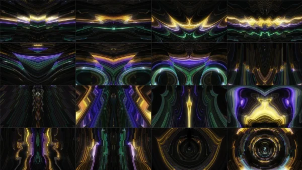 BATISMO, Fractal art, Symmetry, Graphics, Graphic design, Psychedelic art, Modern art, VJ Pack created by Proto, Protobacillus, Protoloops, Video loop