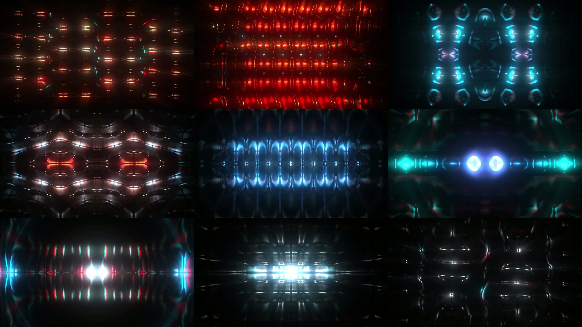 MEGASOMA, Red, Technology, Symmetry, Graphics, Fractal art, Neon, Graphic design, VJ Pack created by Proto, Protobacillus, Protoloops, Video loop