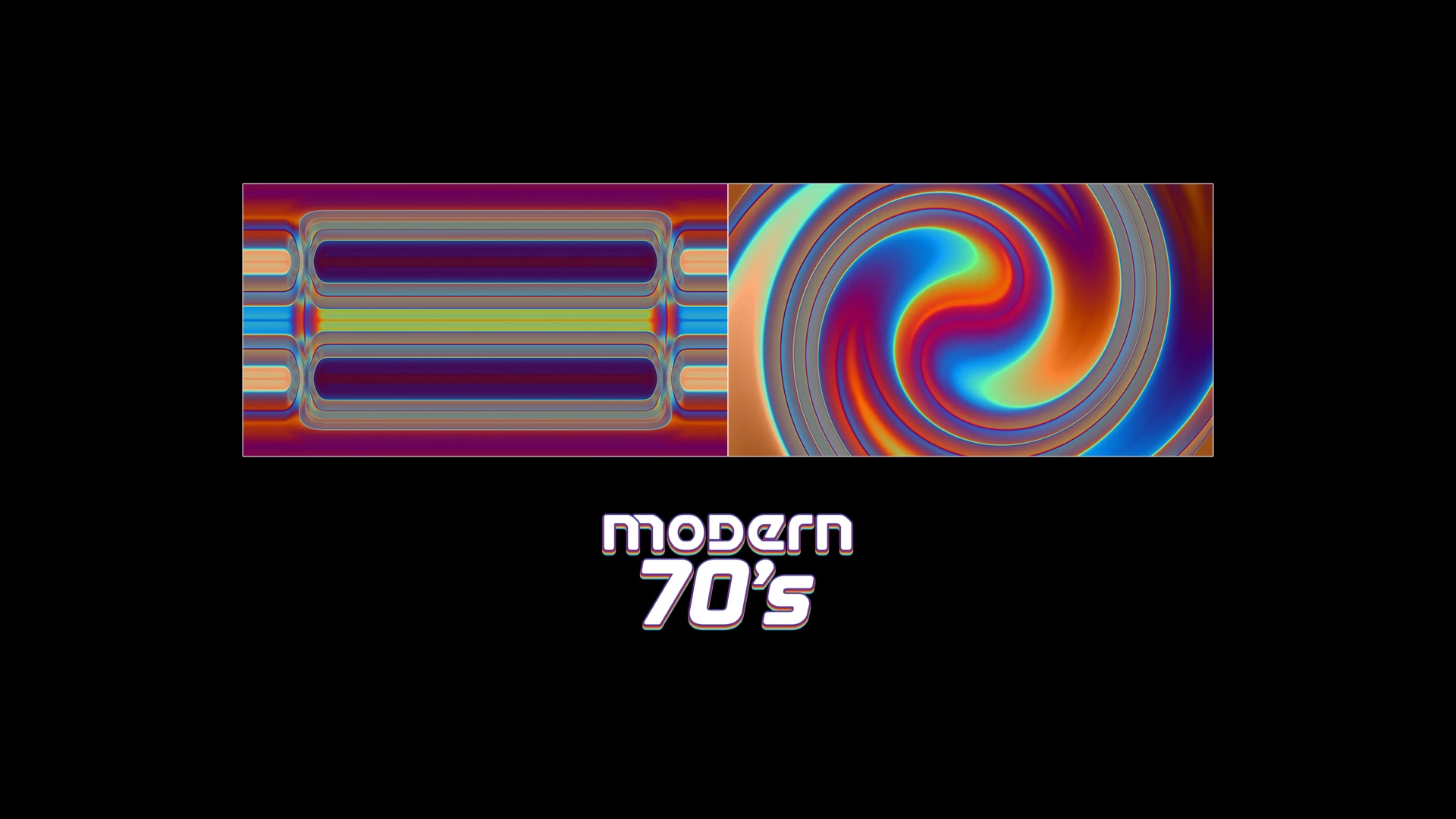MODERN 70s, Orange, Graphic design, Graphics, VJ Pack created by Proto, Protobacillus, Protoloops, Video loop