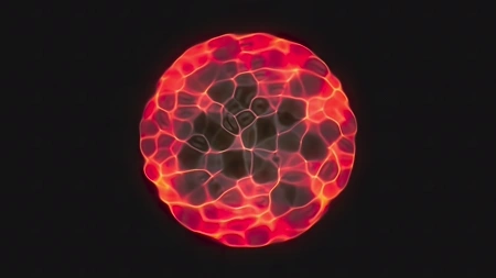 Protoloop G 008 (Circle, Red, Organic) video loop created by Protoloops | Protobacillus | Proto