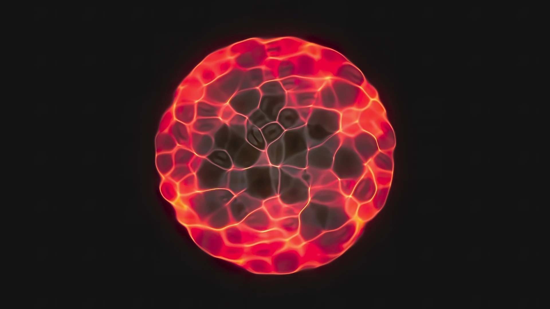 Protoloop G 008 (Circle, Red, Organic) video loop created by Protoloops | Protobacillus | Proto