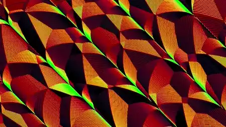 Protoloop G 026 | Geometric, Pattern, Red, Green | video loop created by Protoloops | Protobacillus | Proto