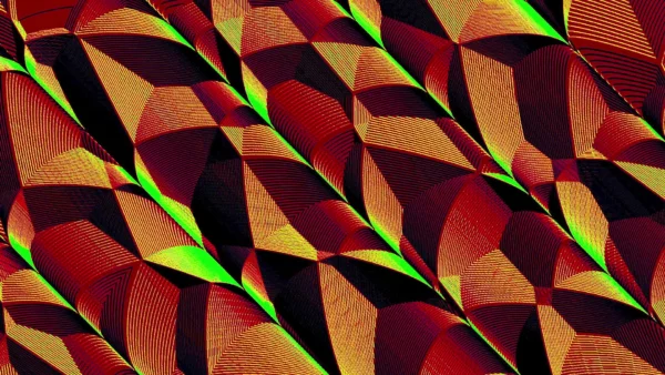 Protoloop_G_026_quality_sample Protoloop G 026 | Geometric, Pattern, Red, Green | video loop created by Protoloops | Protobacillus | Proto
