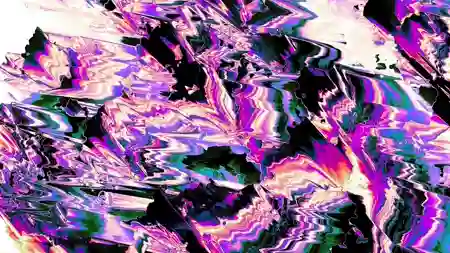 Protoloop G 059 | Glitch, White, Purple | video loop created by Protoloops | Protobacillus | Proto