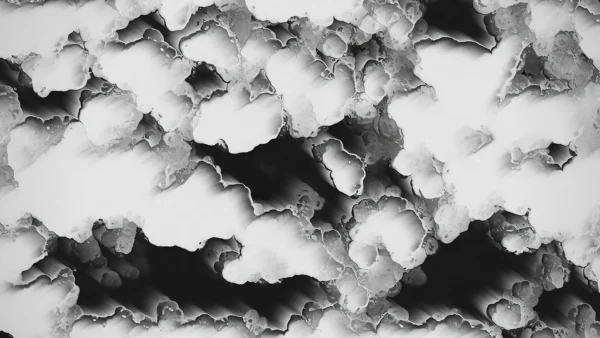 Protoloop G 062 | Cloud, Black and White | video loop created by Protoloops | Protobacillus | Proto