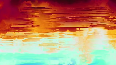 Protoloop G 078 | Liquid, Orange, Blue | video loop created by Protoloops | Protobacillus | Proto