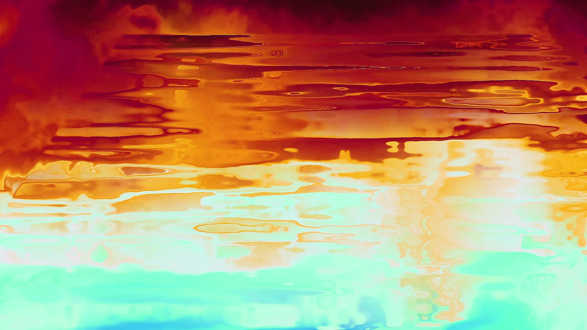 Protoloop G 078 | Liquid, Orange, Blue | video loop created by Protoloops | Protobacillus | Proto