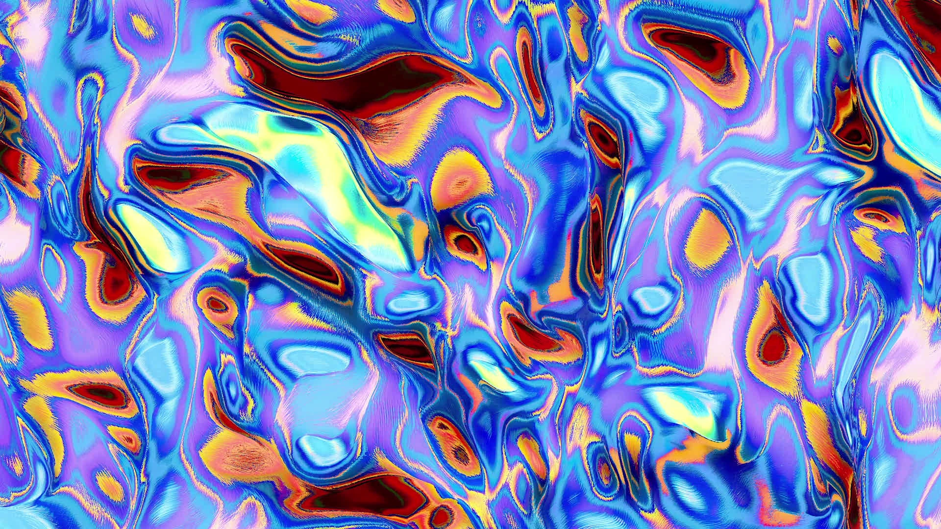 Protoloop G 089 | Liquid, Purple, Orange | video loop created by Protoloops | Protobacillus | Proto