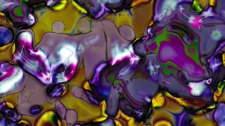 Protoloop G 099 | Organic, Green, Purple, Dark | video loop created by Protoloops | Protobacillus | Proto