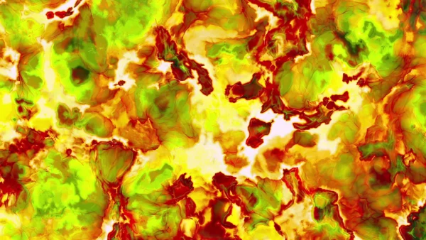 Protoloop G 105 | Fire, Green, Yellow, Organic | video loop created by Protoloops | Protobacillus | Proto