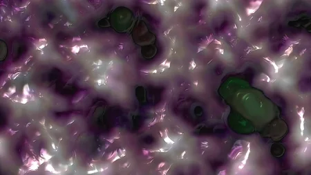 Protoloop G 112 | Plastic, Organic, Purple, Green, Dark | video loop created by Protoloops | Protobacillus | Proto