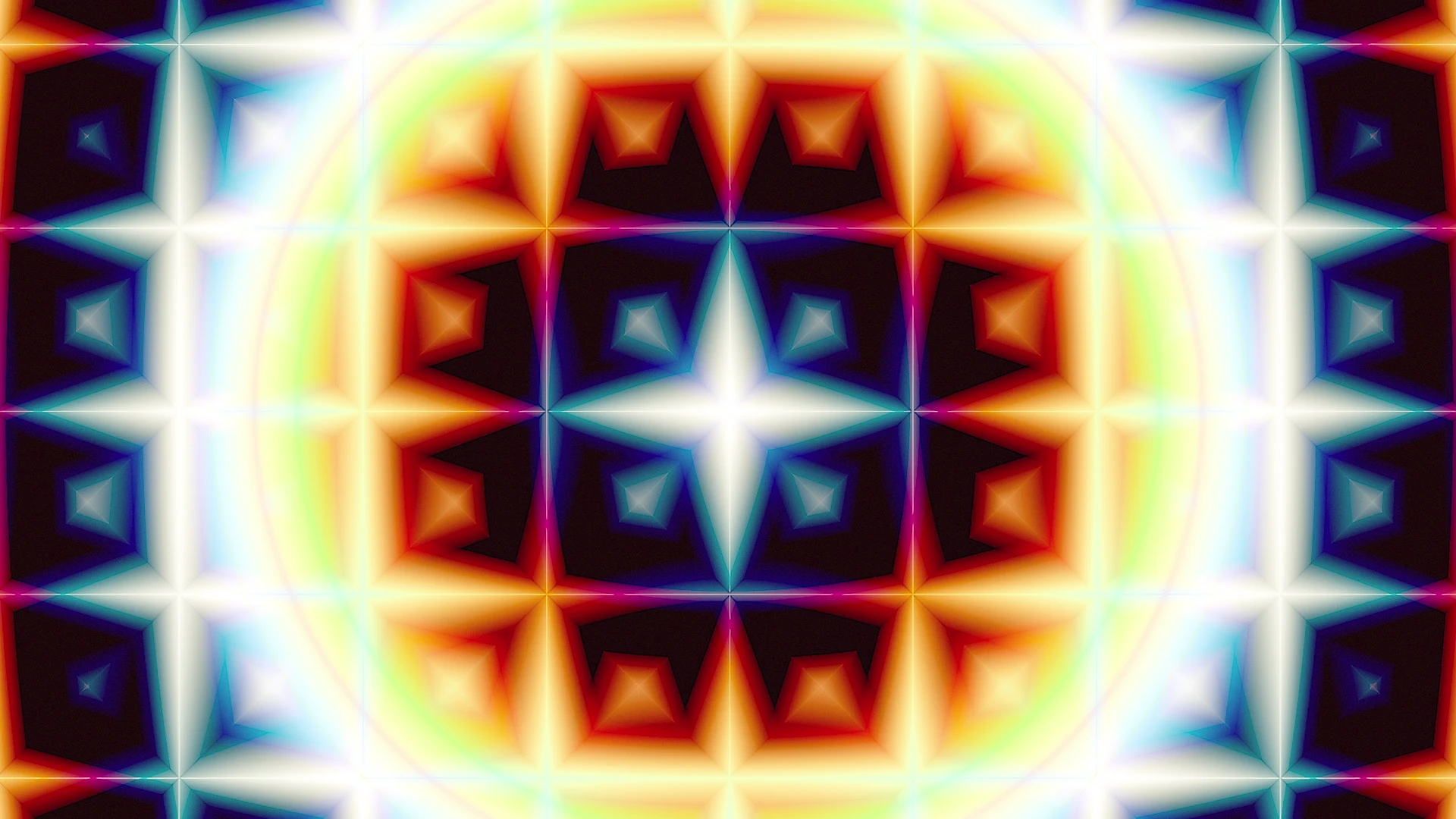 Protoloop G 154 | RGB, Geometric, Symmetrical | video loop created by Protoloops | Protobacillus | Proto