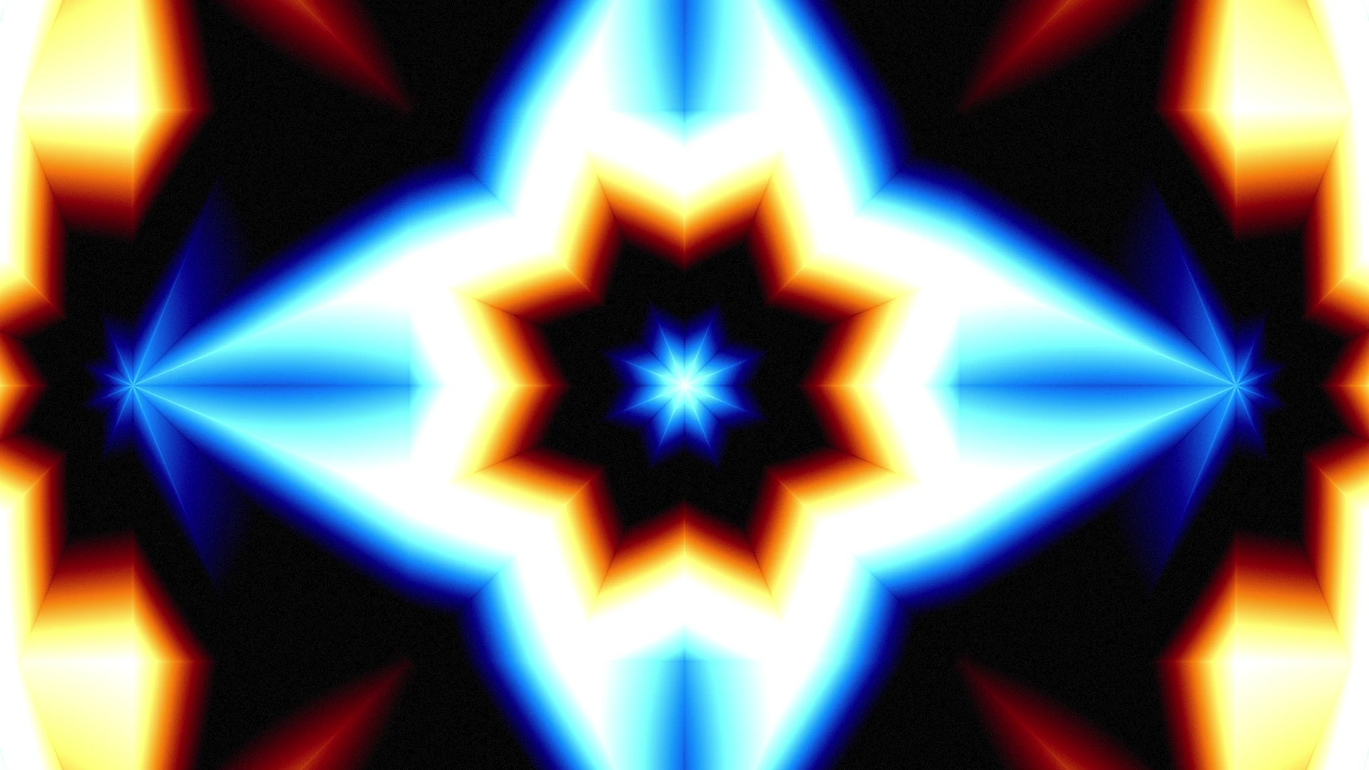 Protoloop G 155 | Symmetrical, RGB, Geometric | video loop created by Protoloops | Protobacillus | Proto