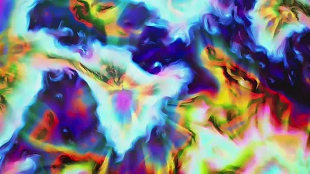 Protoloop G 228 | Paint, Pink, Yellow | video loop created by Protoloops | Protobacillus | Proto