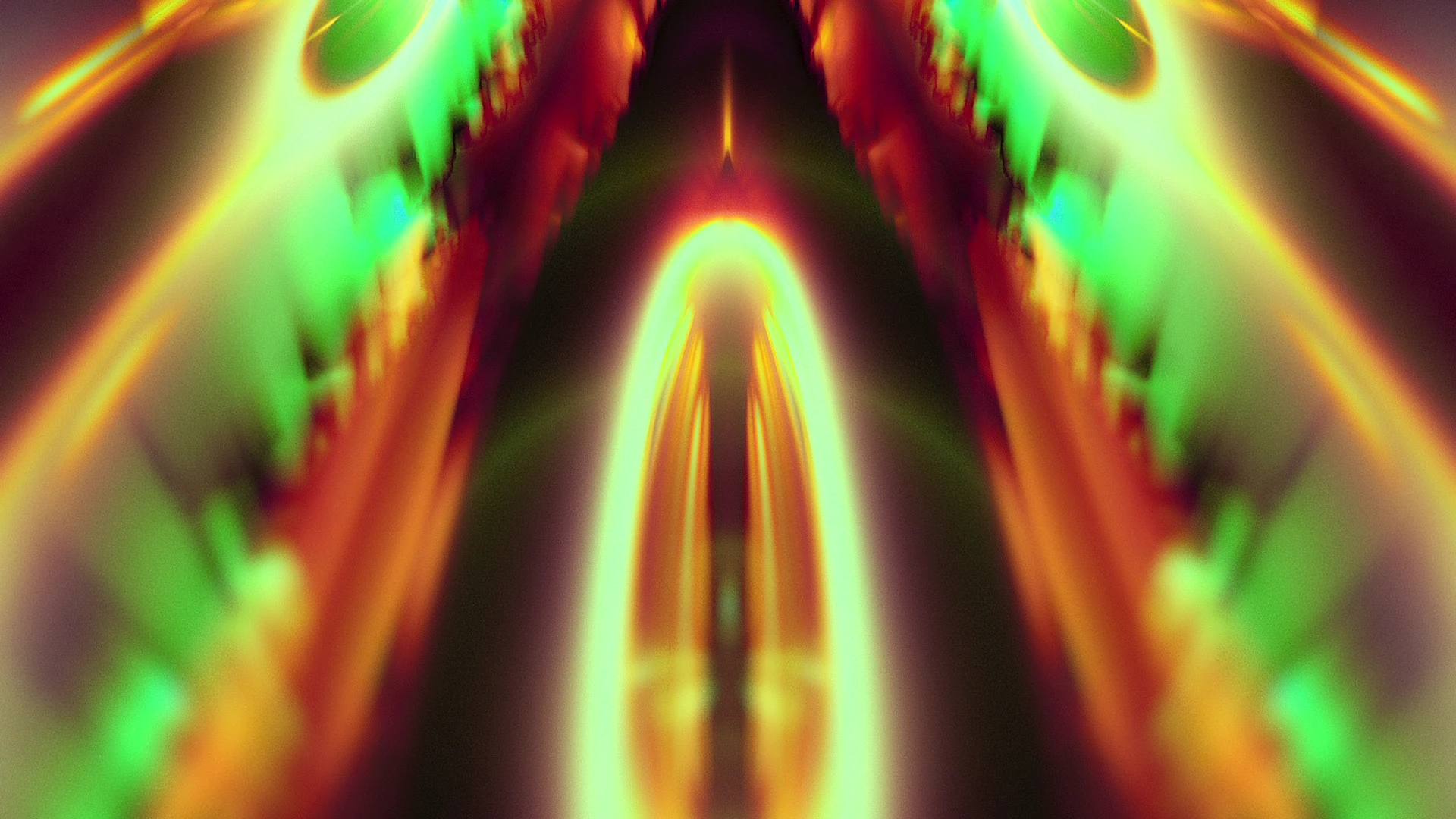 Protoloop G 240 | Symmetrical, Red, Green, Organic | video loop created by Protoloops | Protobacillus | Proto