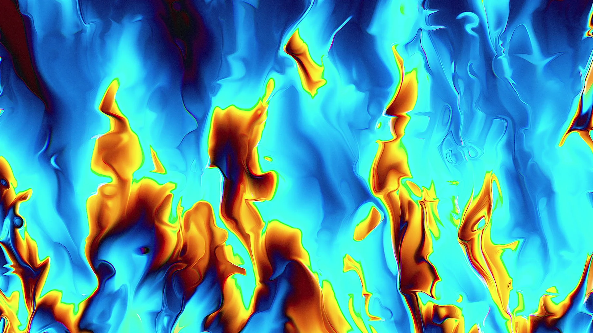 Protoloop G 277 | Organic, Yellow, Blue | video loop created by Protoloops | Protobacillus | Proto