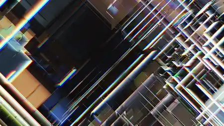 Protoloop G 309 | Geometric, Diagonal, RGB | video loop created by Protoloops | Protobacillus | Proto