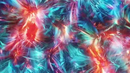 Protoloop G 313 | Layer, Blue, Red, Organic | video loop created by Protoloops | Protobacillus | Proto