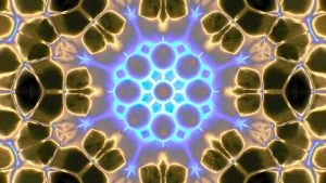 Protoloop_L_076_quality_sample Protoloop L 076,Kaleidoscope,Light,Gold,Blue,video loop created by Protoloops | Protobacillus | Proto