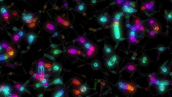 Protoloop L 130,Dark,Organic,Light,video loop created by Protoloops | Protobacillus | Proto