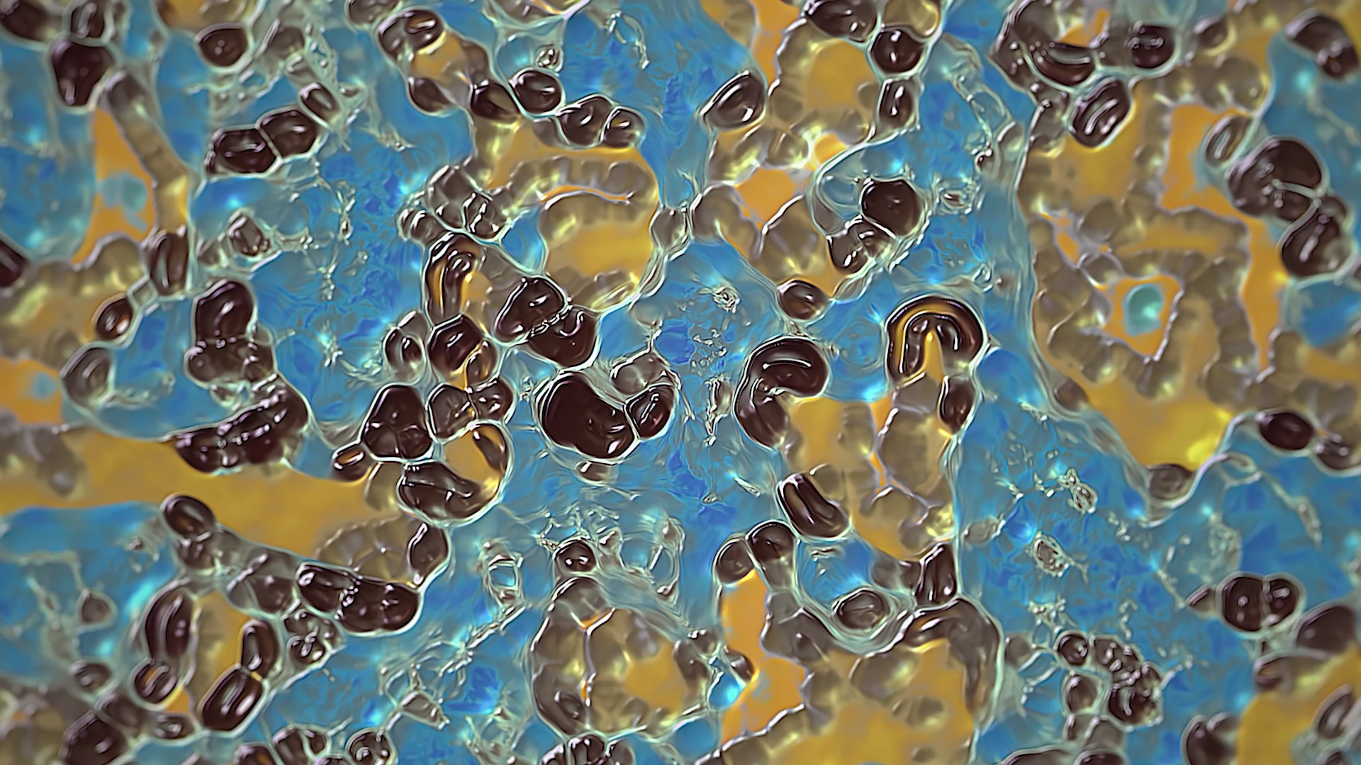 Protoloop L 153,Blue,Liquid,Organic,video loop created by Protoloops | Protobacillus | Proto