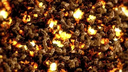 Protoloop L 174,Fire,Light,Yellow,video loop created by Protoloops | Protobacillus | Proto