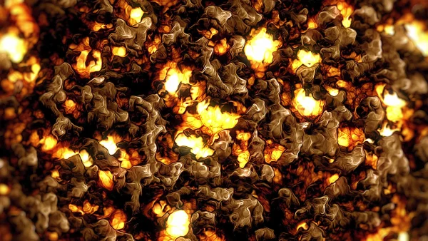 Protoloop L 174,Fire,Light,Yellow,video loop created by Protoloops | Protobacillus | Proto