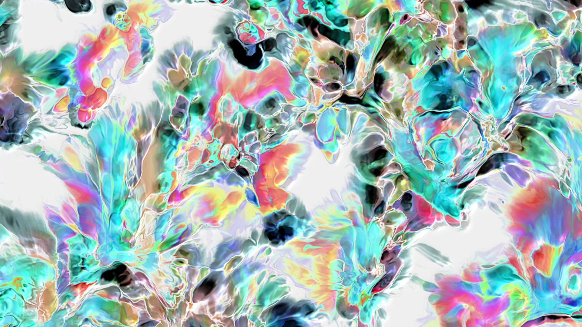 Protoloop L 193,Liquid,Organic,White,Blue,video loop created by Protoloops | Protobacillus | Proto