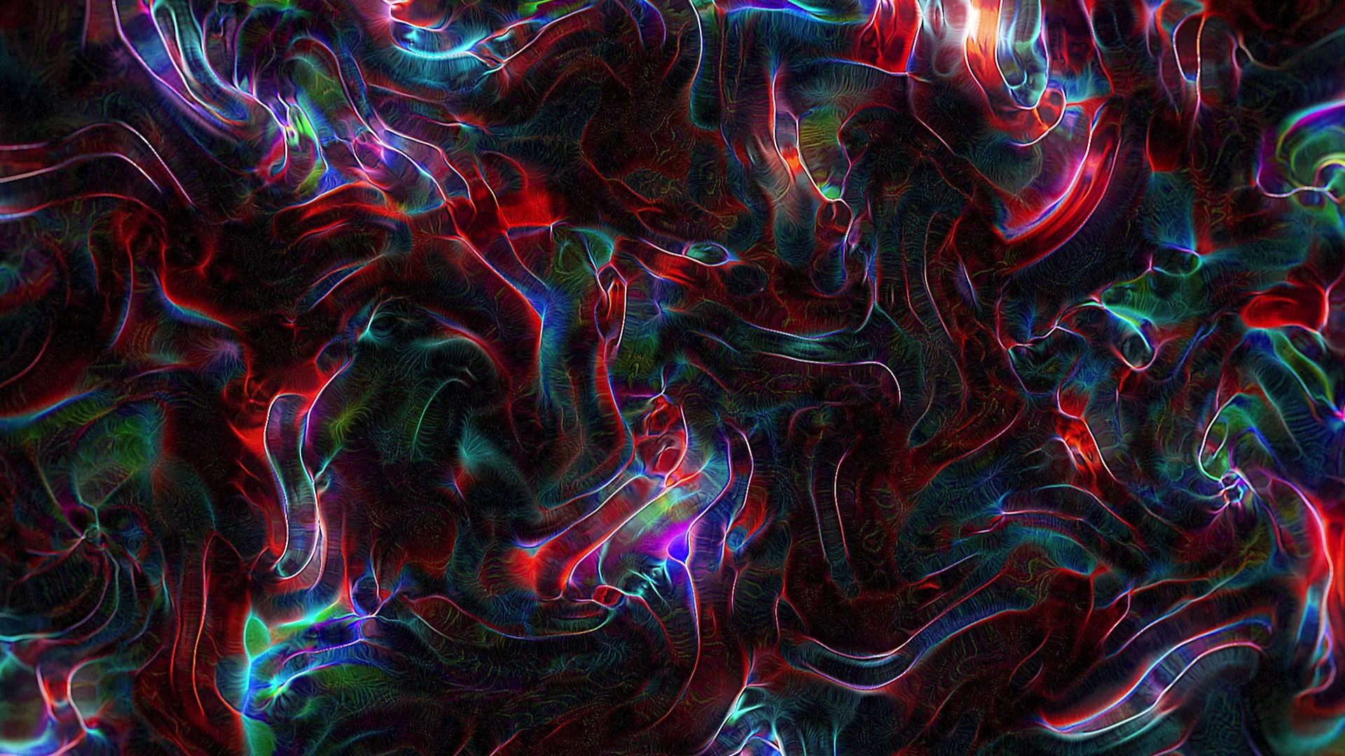 Protoloop L 233,Red,RGB,Organic,video loop created by Protoloops | Protobacillus | Proto