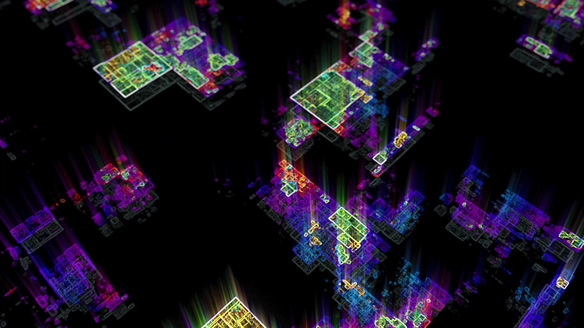 Protoloop L 268,Pattern,Geometric,RGB,Light,video loop created by Protoloops | Protobacillus | Proto